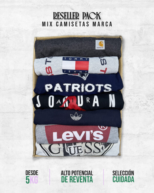 Lote Revendedores Mix Camisetas Marca