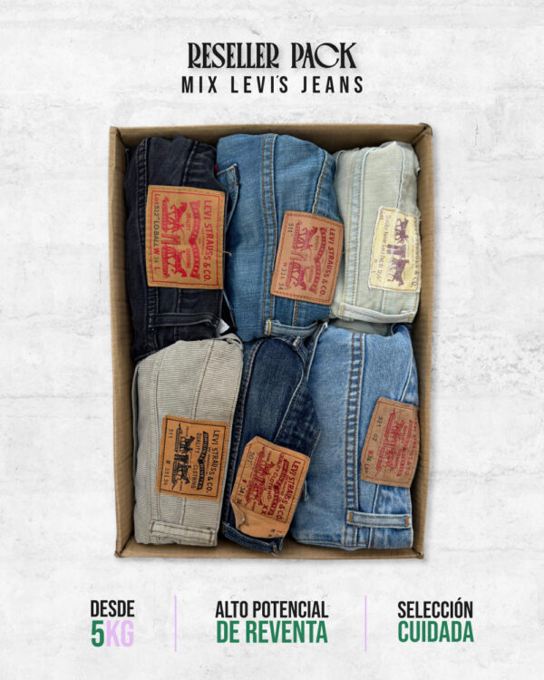 Lote Revendedores Mix Jeans Levi's