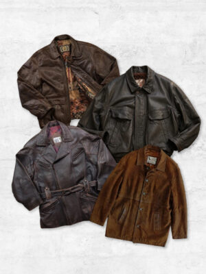 Mix Chaquetas Cuero Vintage