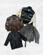 Mix Chaquetas Cuero Vintage