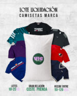Lote Liquidación Camisetas Marca