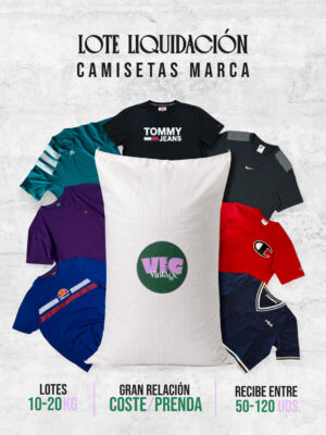 Lote Liquidación Camisetas Marca