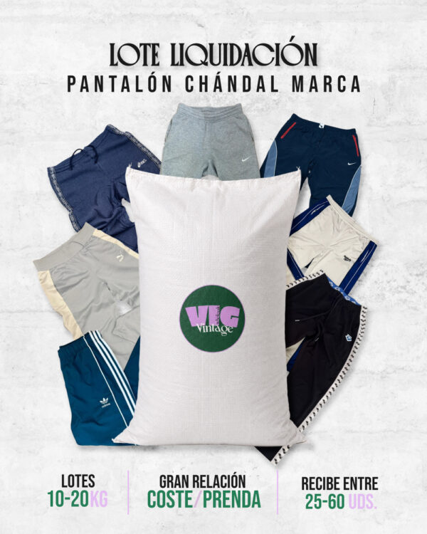 Lote Liquidación Pantalón Chándal Marca